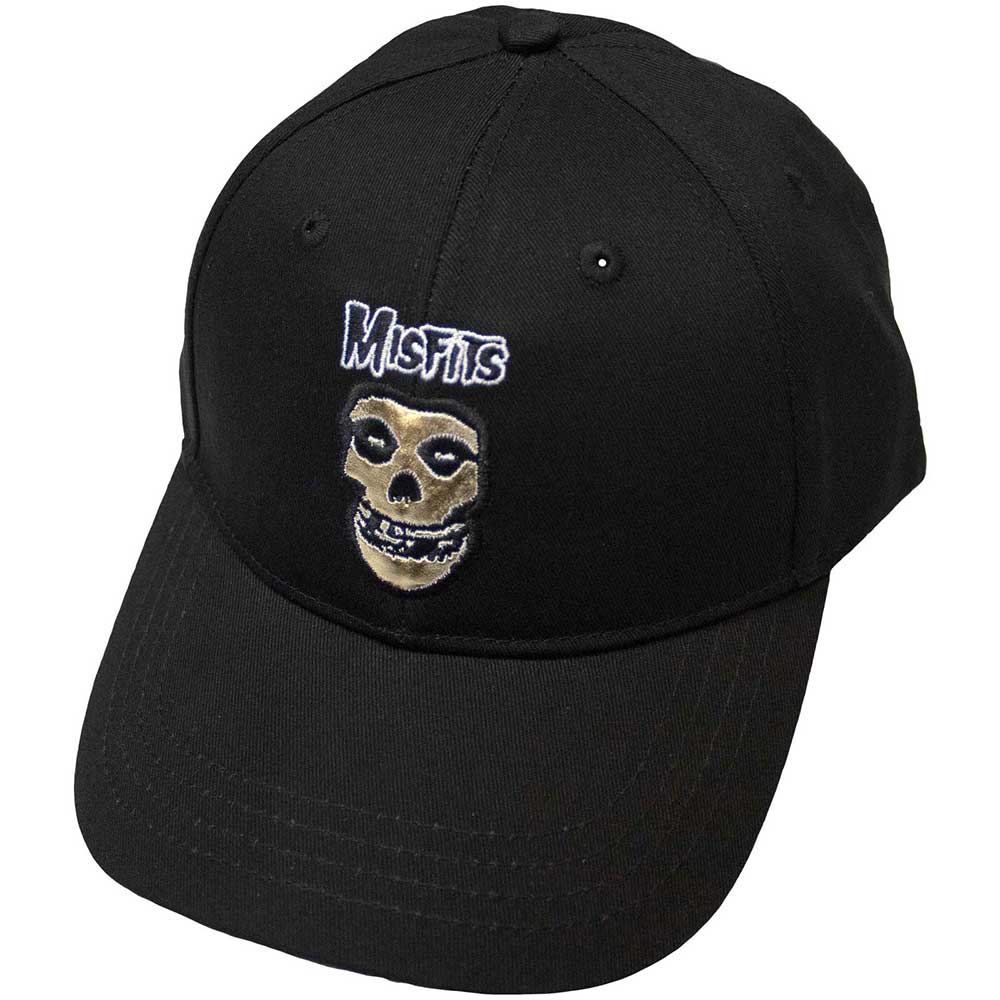 Misfits Logo & Gold Fiend Hat Black