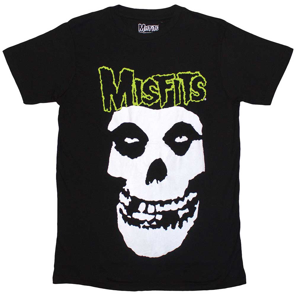 Misfits Skull & Logo Mens T Shirt