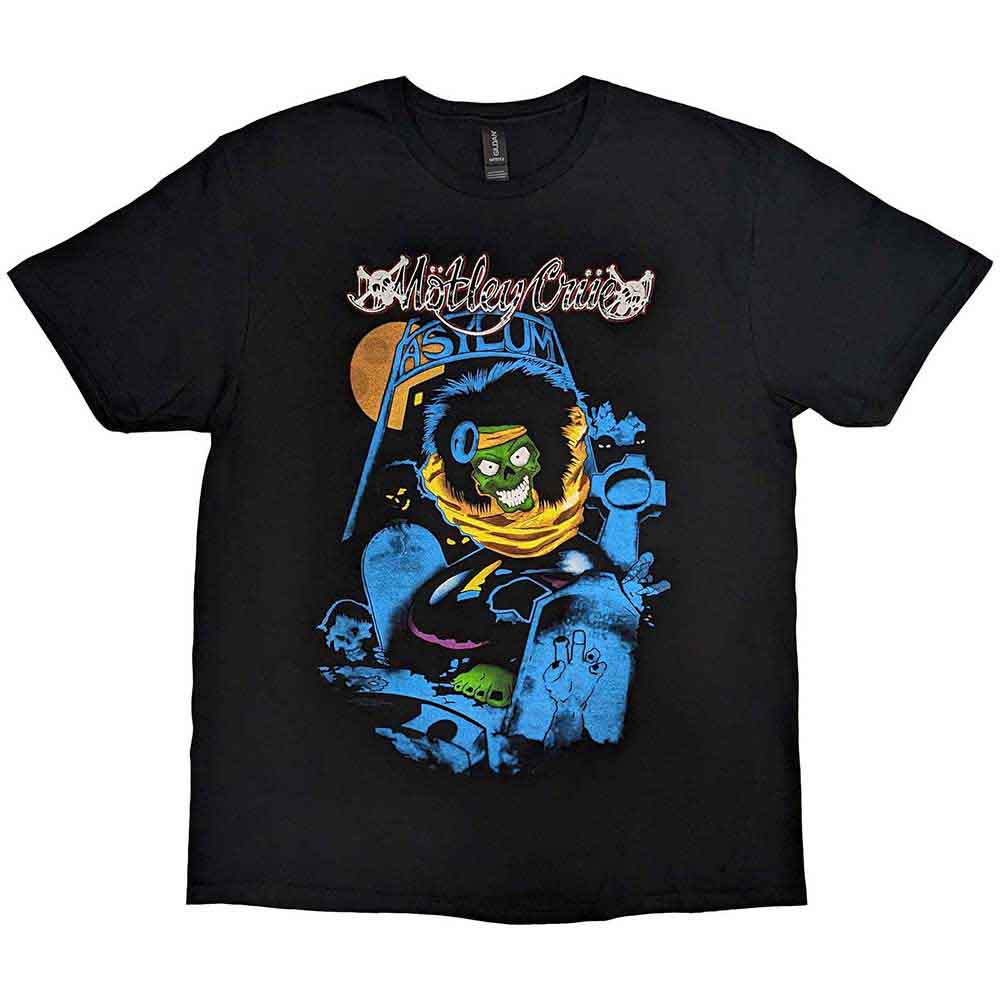 Motley Crue Feelgood Graveyard Vintage Mens T Shirt
