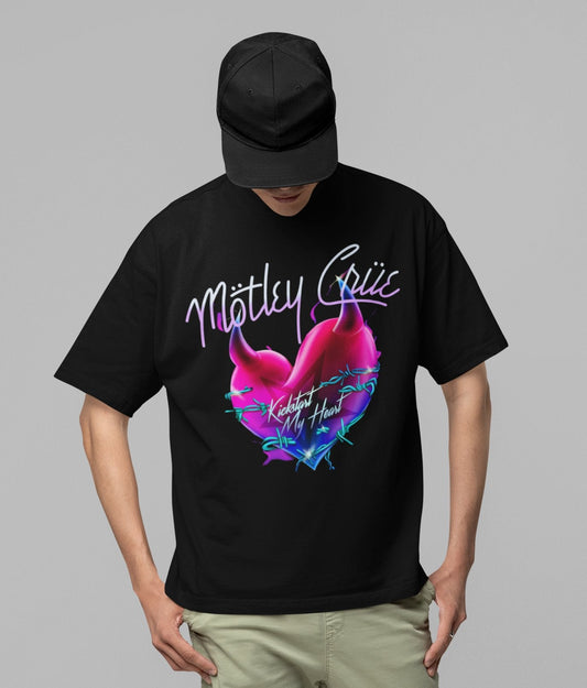 Motley Crue - Kickstart Jumbo Print T Shirt