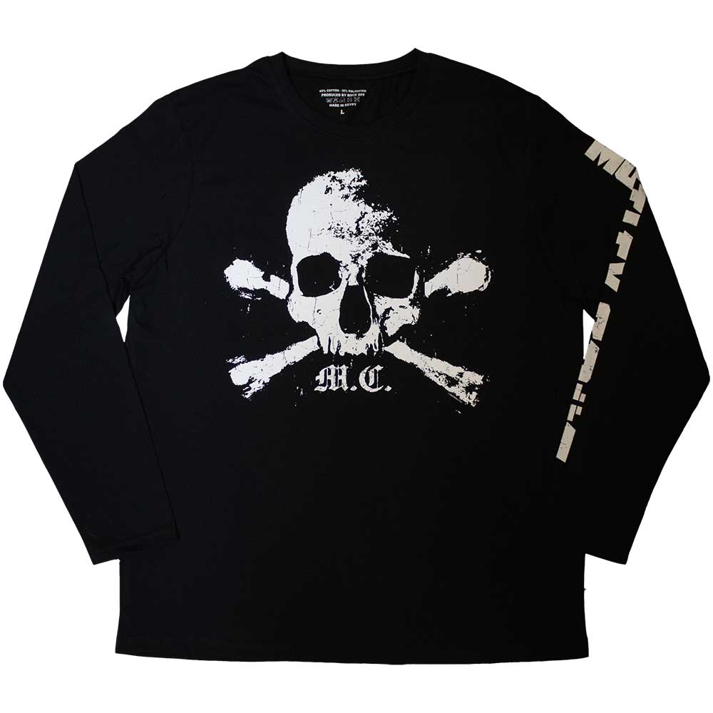 Motley Crue Orbit Skull Long Sleeve Shirt