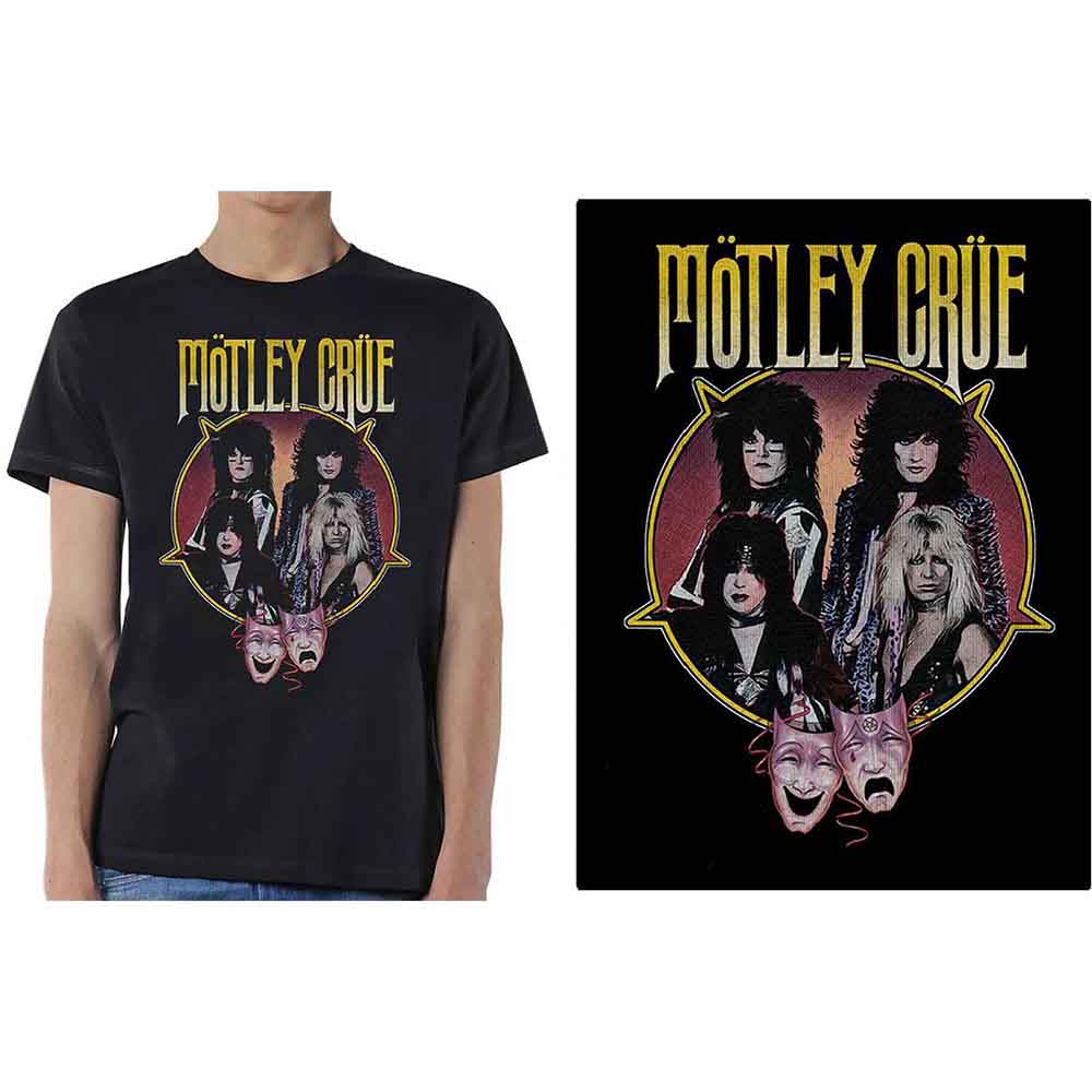 Motley Crue Theatre Pentagram Mens T Shirt