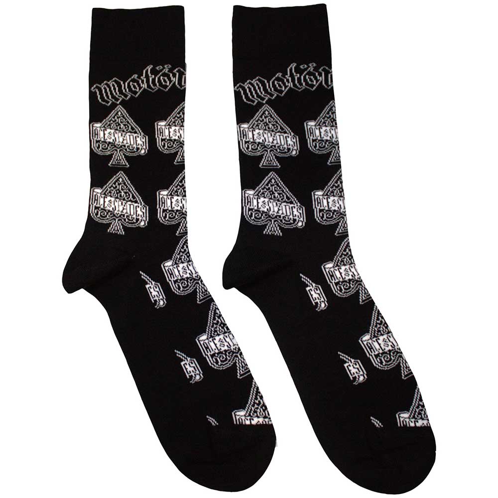 Motörhead Ace Of Spades Repeat Socks Black