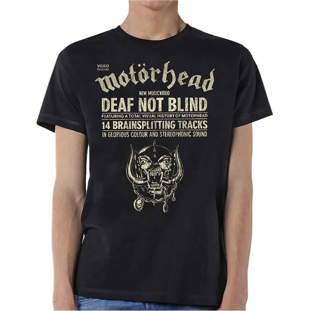 Motörhead Deaf Not Blind Mens T Shirt