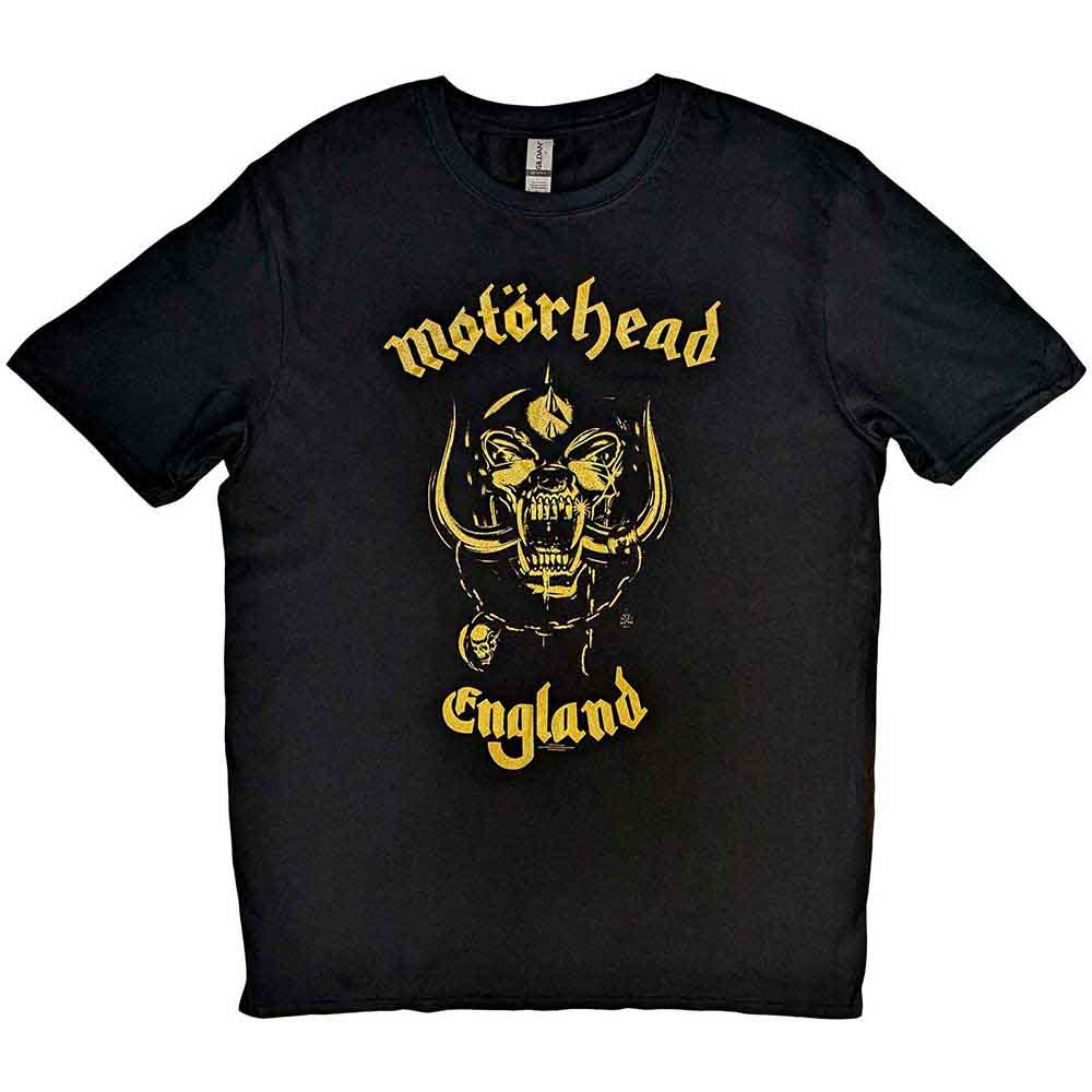 Motörhead England Classic Gold Mens T Shirt