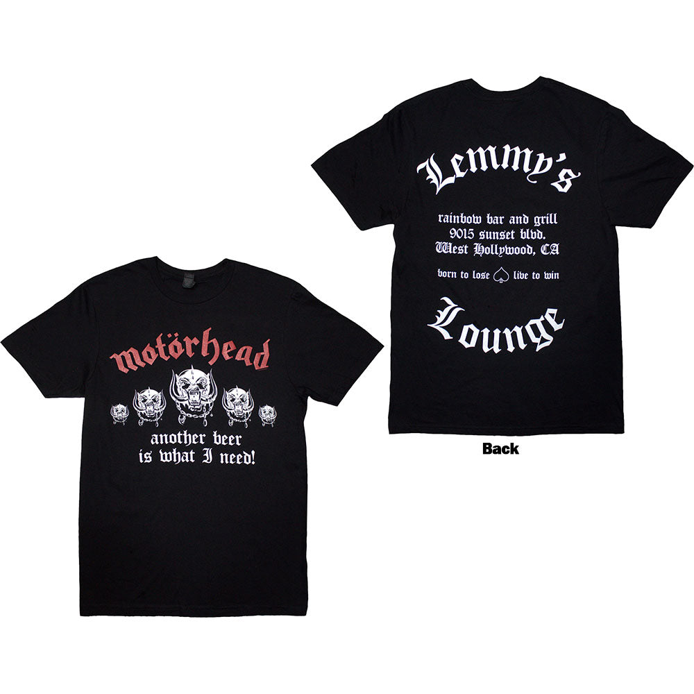 Motörhead Lemmy's Lounge Mens T Shirt