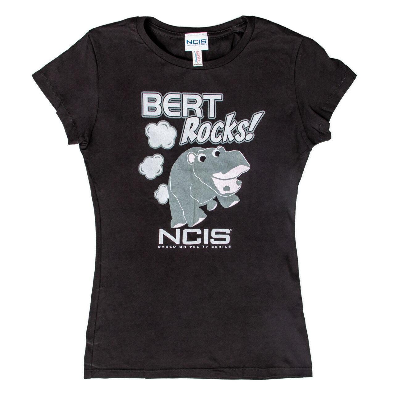 NCIS Bert Rocks! Hippopotamus Juniors T Shirt