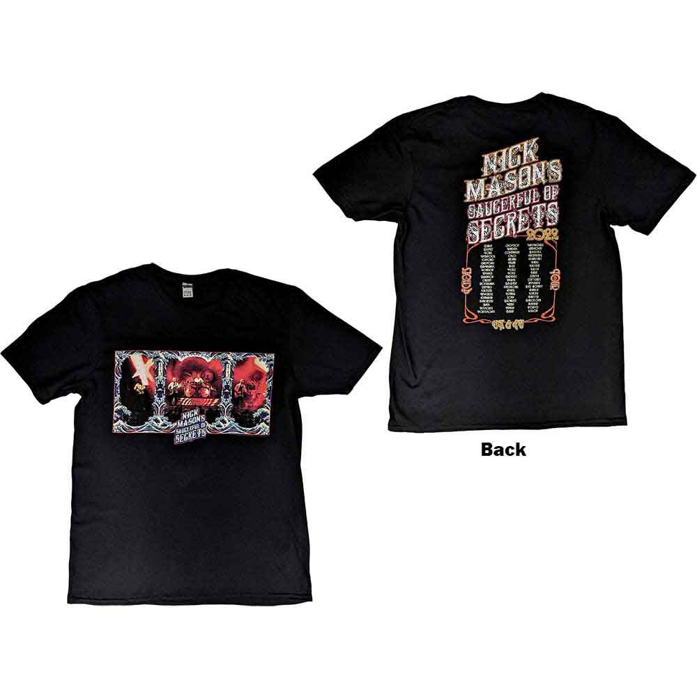Nick Mason's Saucerful of Secrets Hokusai Wave European Tour 2022 Mens T Shirt