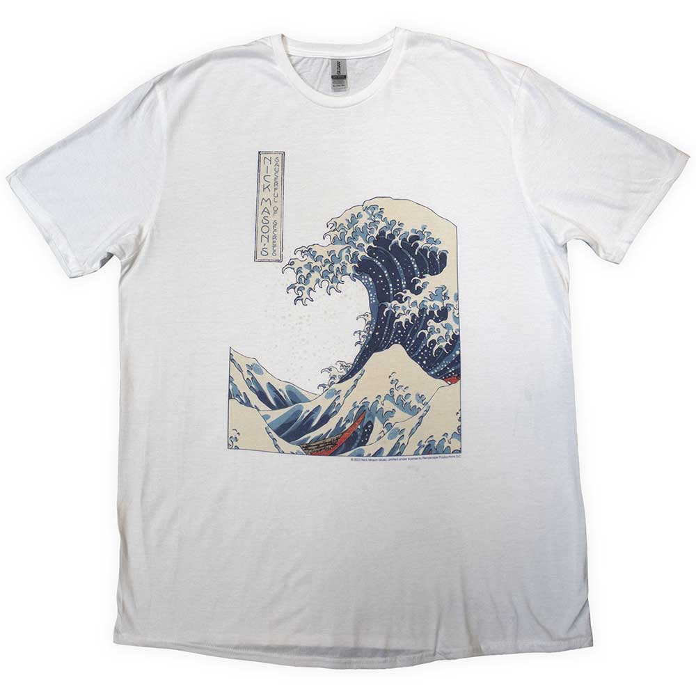 Nick Mason's Saucerful of Secrets Hokusai Wave Mens T Shirt