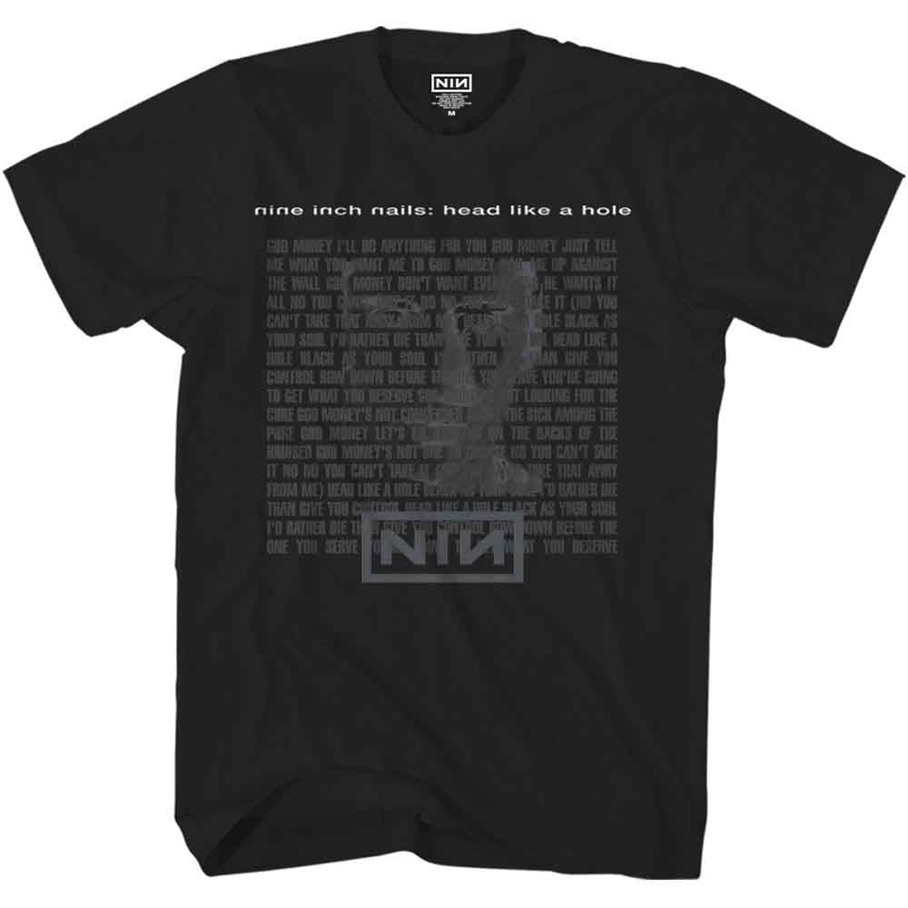 Nine Inch Nails Head Like A Hole Mens T Shirt