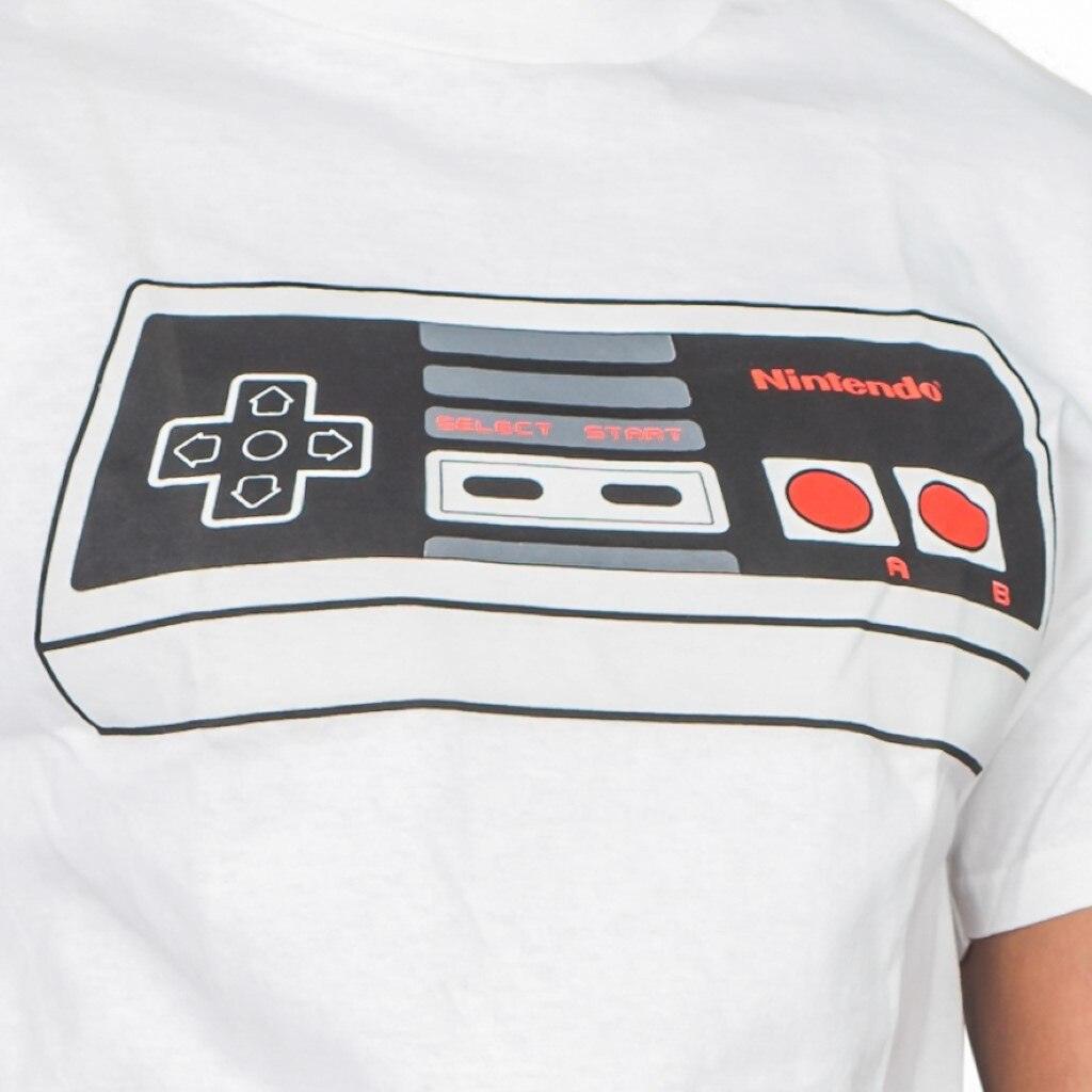 Nintendo Controller White Adult T Shirt