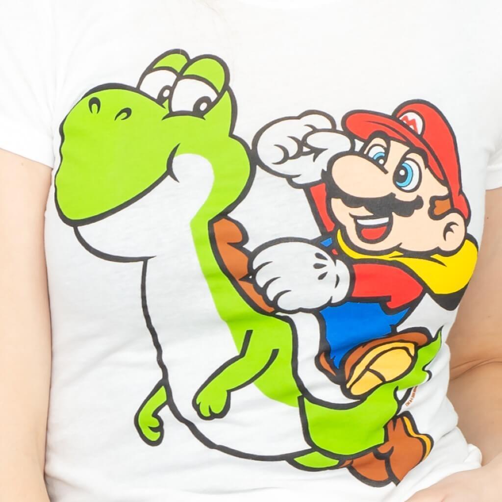 Nintendo Super Mario Riding Yoshi T Shirt