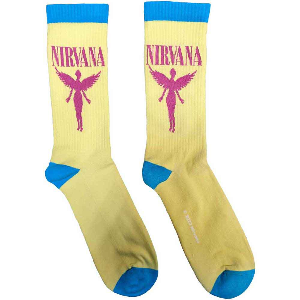 Nirvana Angelic Socks Yellow