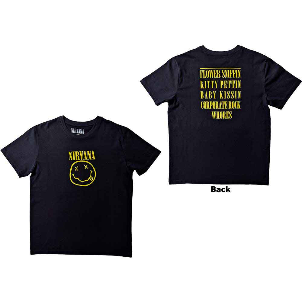 Nirvana Flower Sniffin Mens T Shirt