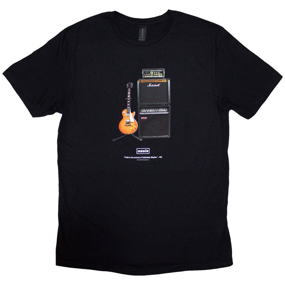 Oasis Definitely Maybe Guitar Mens T Shirt