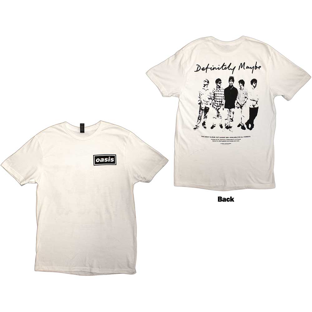 Oasis Definitely Maybe Promo Mens T Shirt