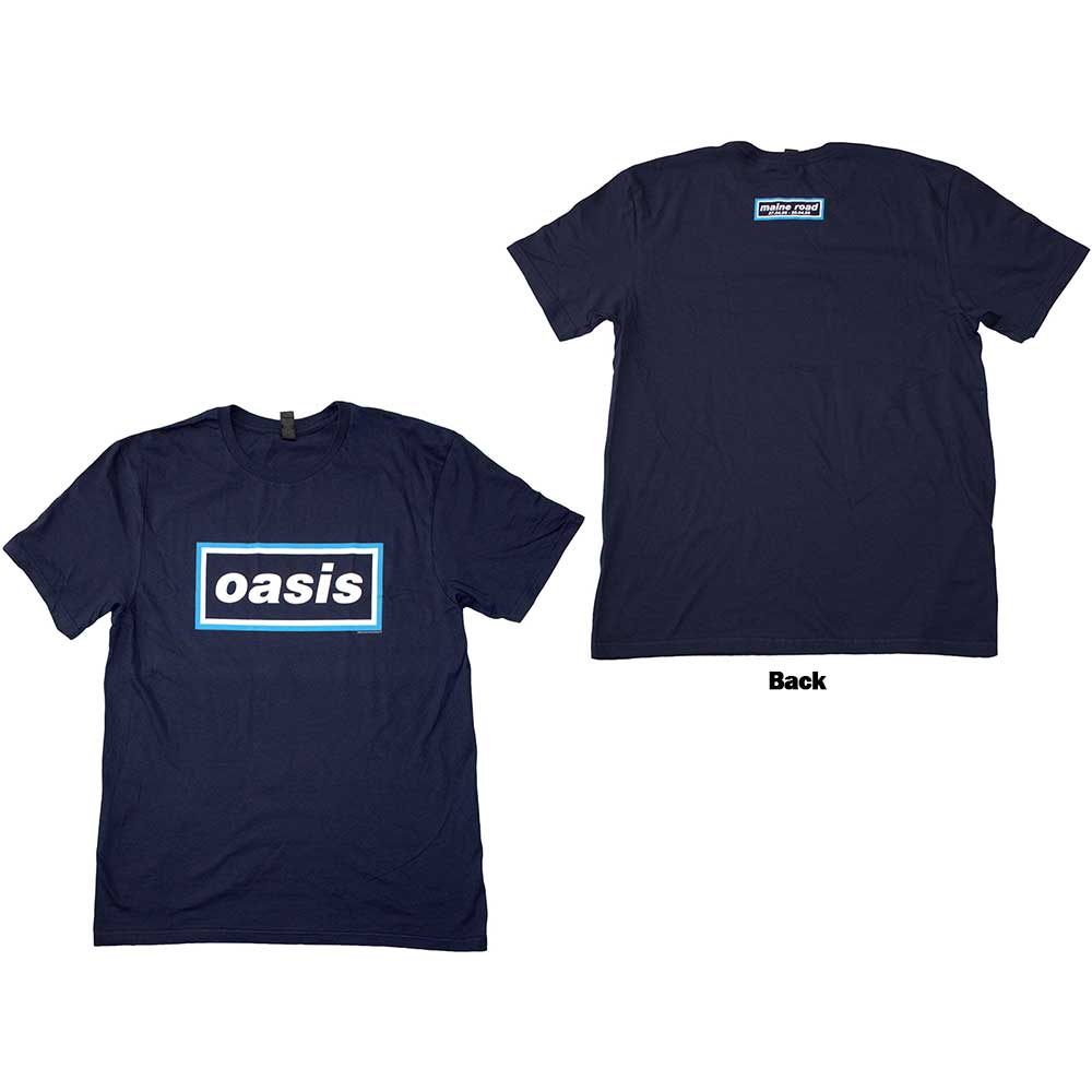 Oasis Maine Road Event Logo Mens T Shirt