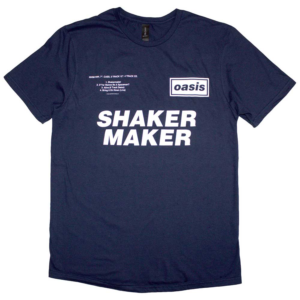 Oasis Shakermaker Tracklisting Mens T Shirt
