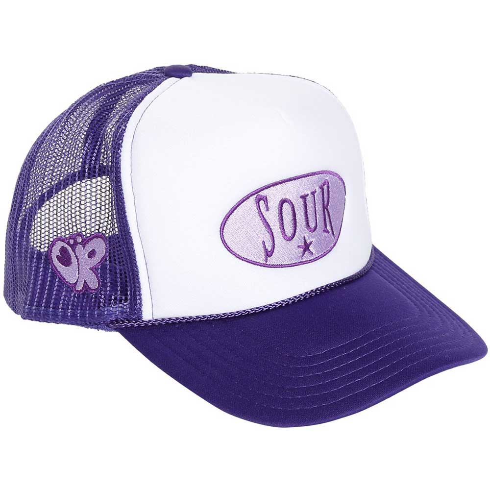 Olivia Rodrigo Sour Hat White, Purple