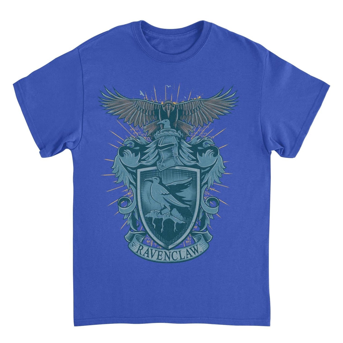 Harry Potter Ravenclaw Mascot Emblem Royal Mens T Shirt
