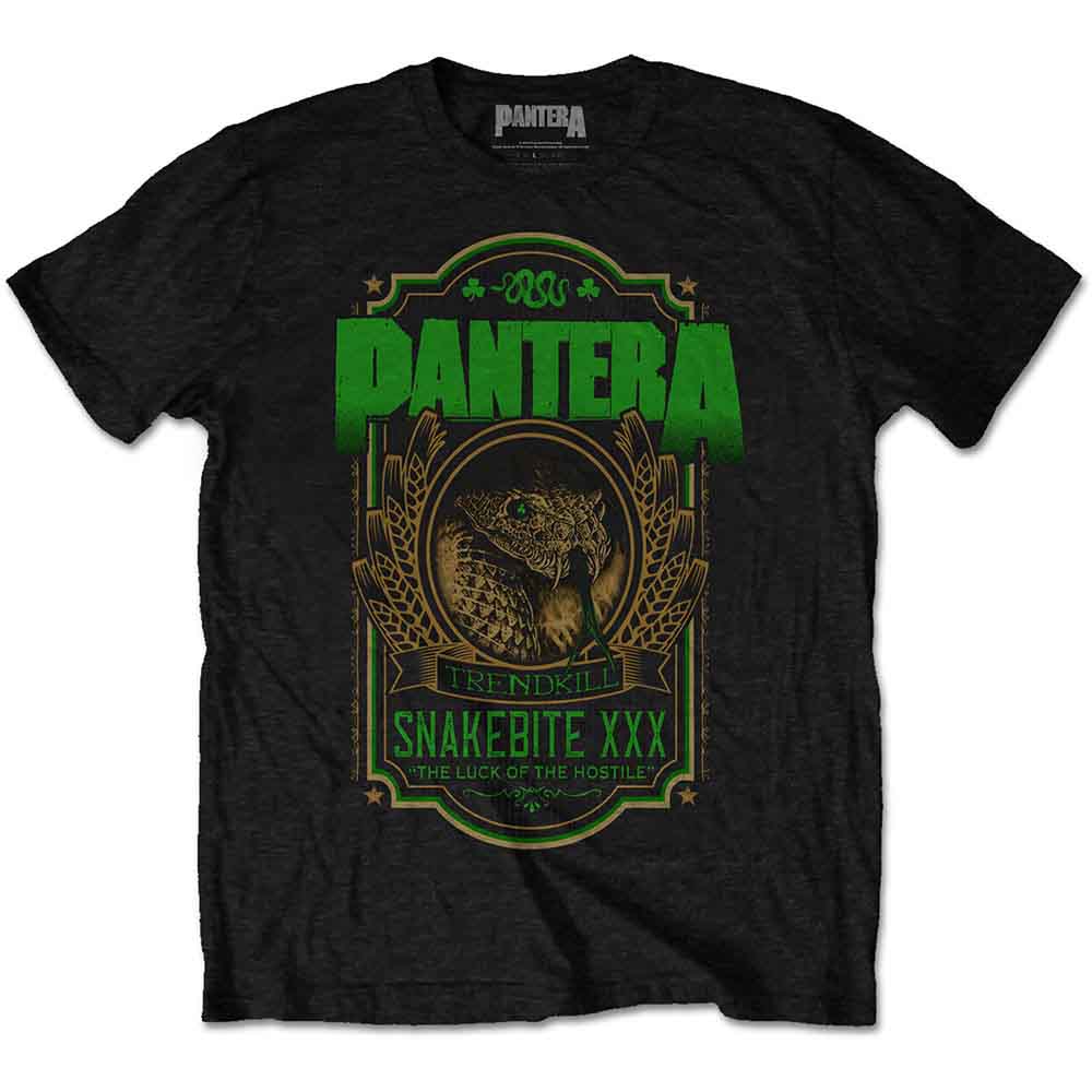 Pantera Snakebite XXX Label Mens T Shirt