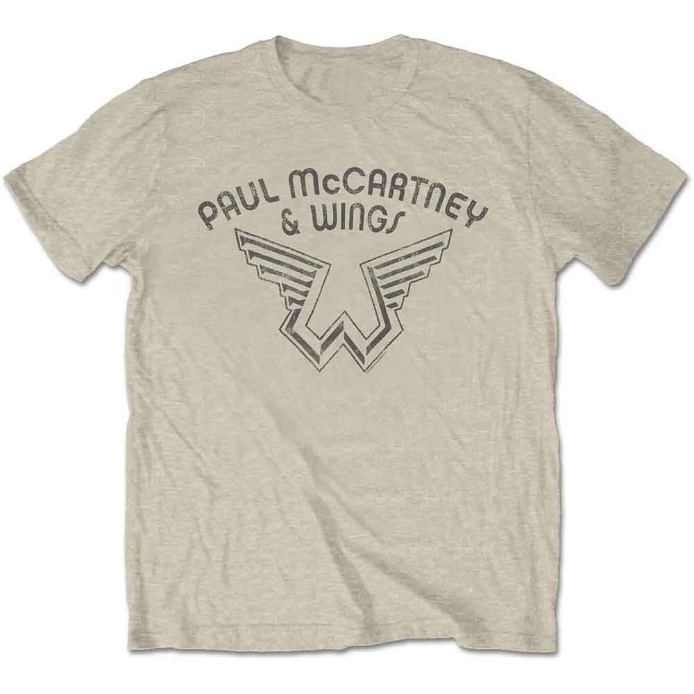 Paul McCartney Wings Logo Mens T Shirt