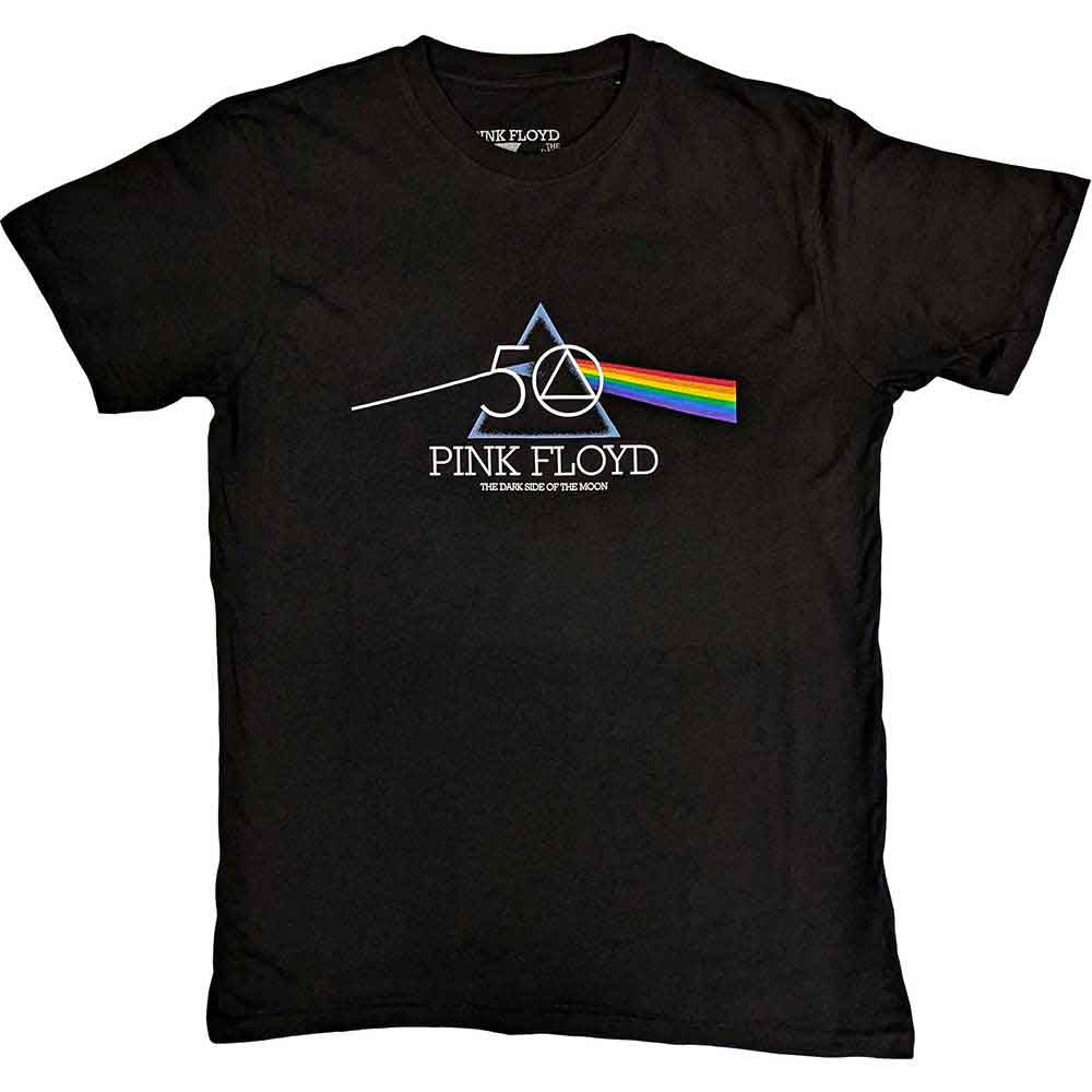 Pink Floyd 50th Prism Logo Mens T Shirt