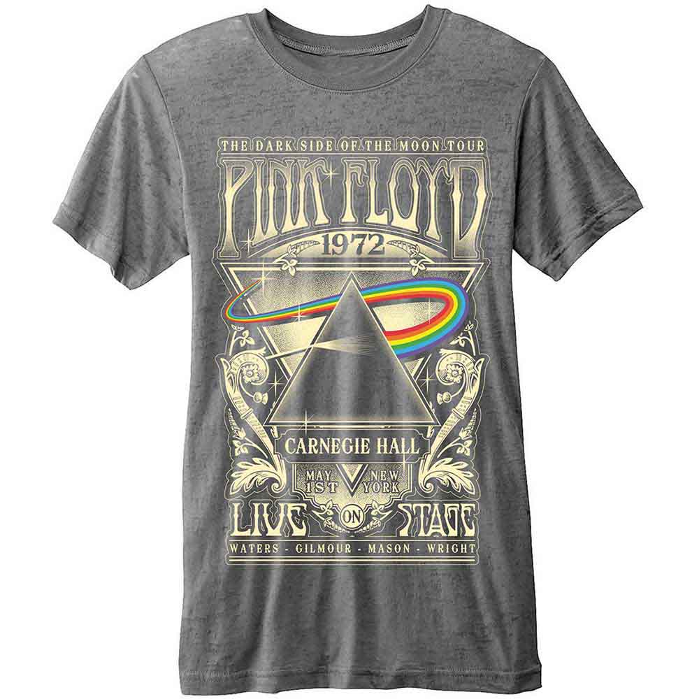 Pink Floyd Carnegie Hall 1972 Mens T Shirt