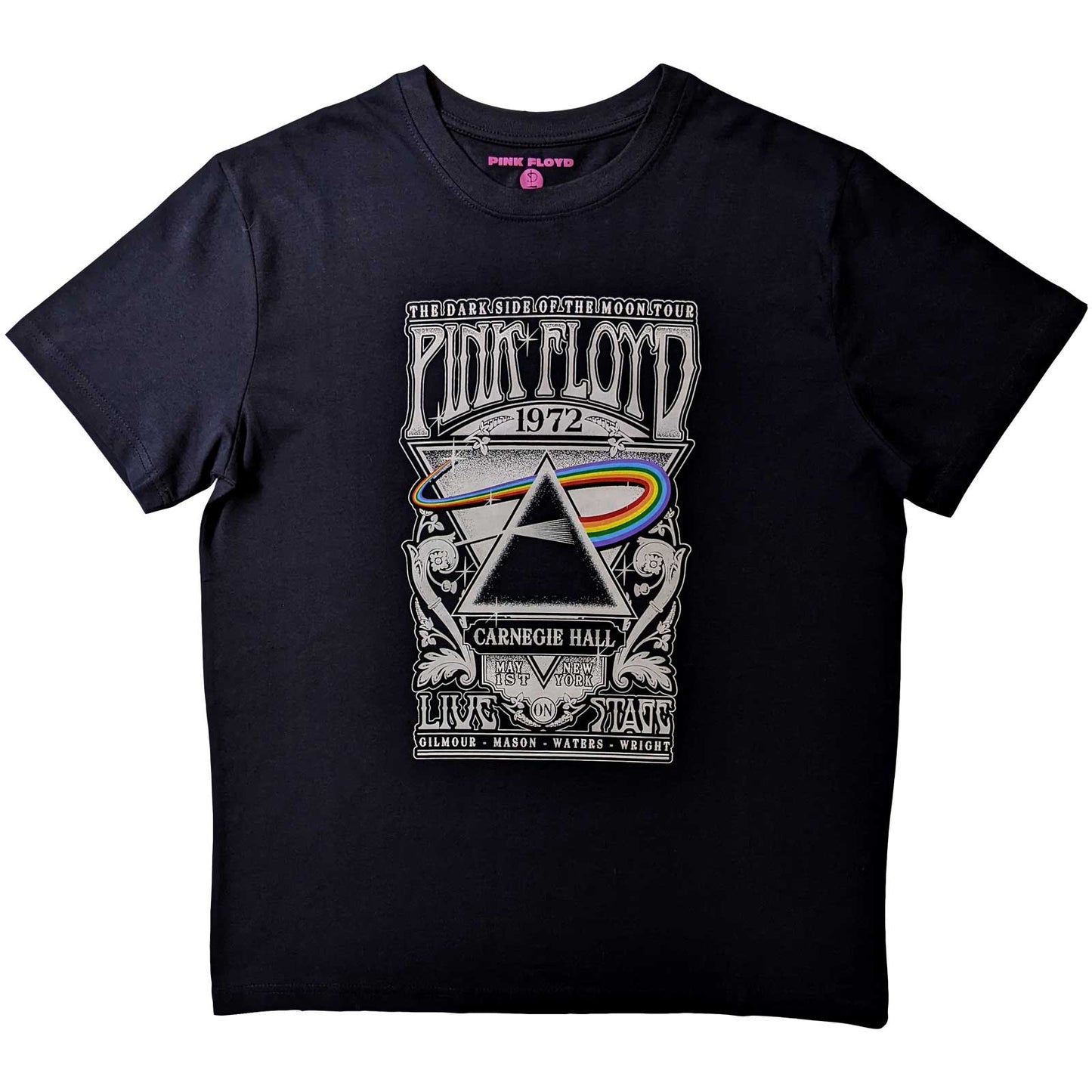 Pink Floyd Carnegie Hall Poster Mens T Shirt