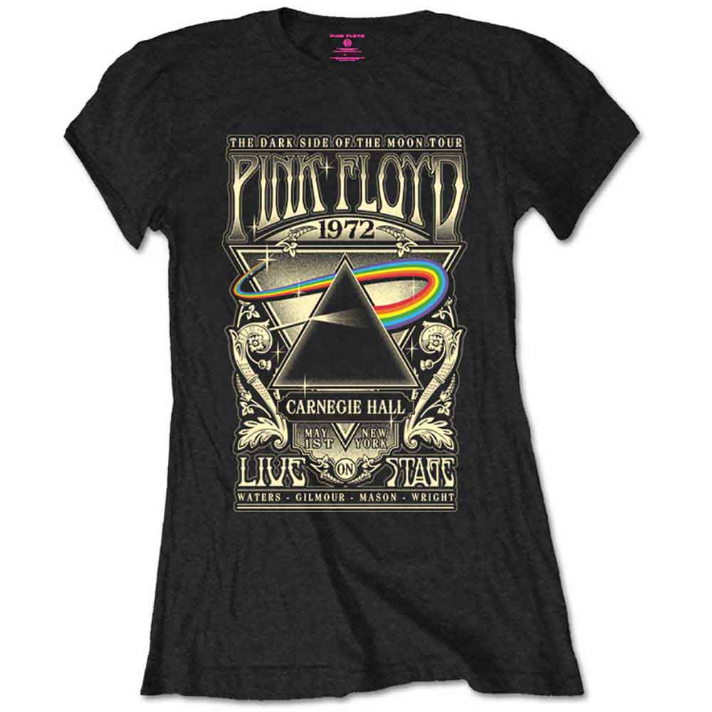 Pink Floyd Carnegie Hall Poster Womens T Shirt