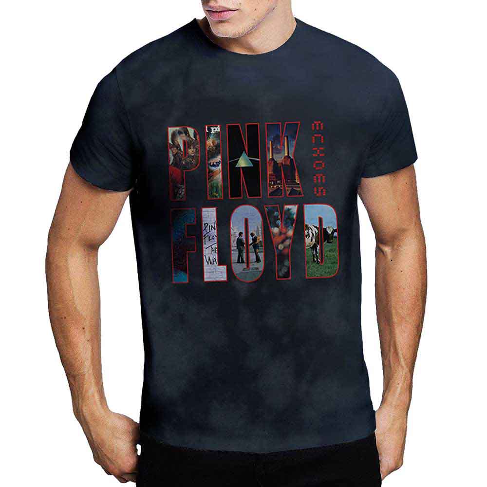 Pink Floyd Echoes Album Montage Mens T Shirt