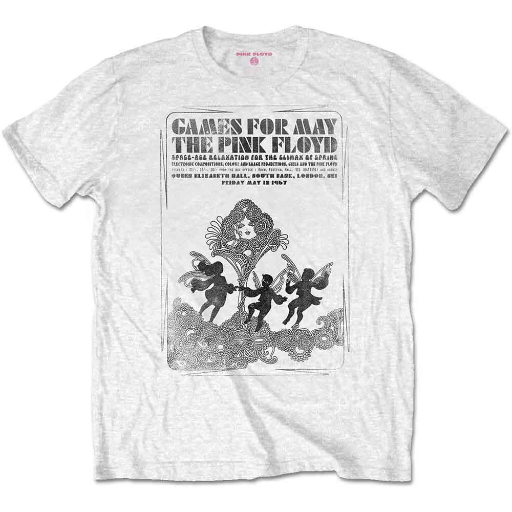 Pink Floyd Games For May B&W Mens T Shirt