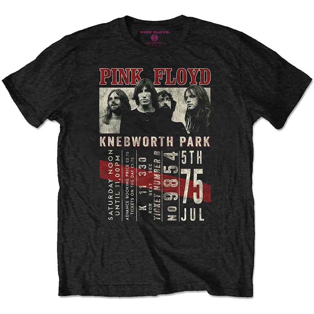 Pink Floyd Knebworth '75 Mens T Shirt