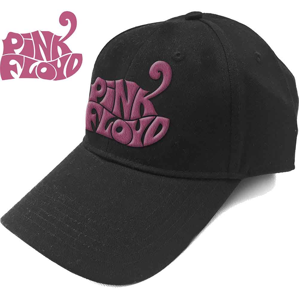 Pink Floyd Retro Swirl Logo Hat Black
