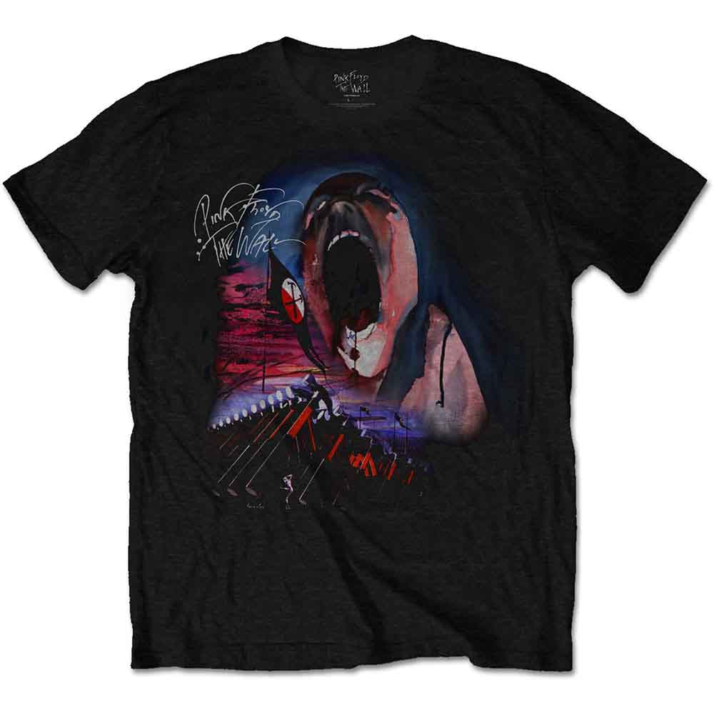 Pink Floyd The Wall Scream & Hammers Mens T Shirt