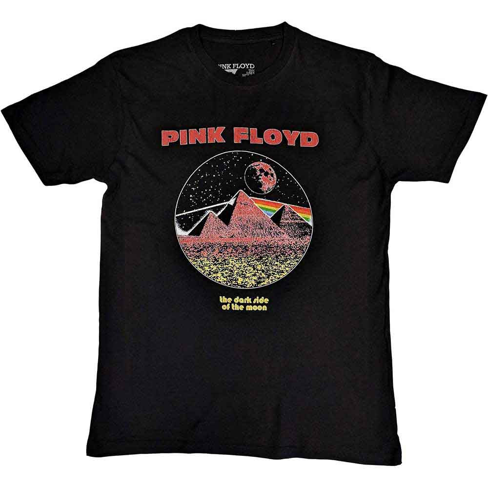Pink Floyd Vintage Pyramids Mens T Shirt