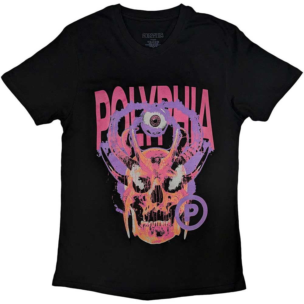 Polyphia Skull Circle P Mens T Shirt