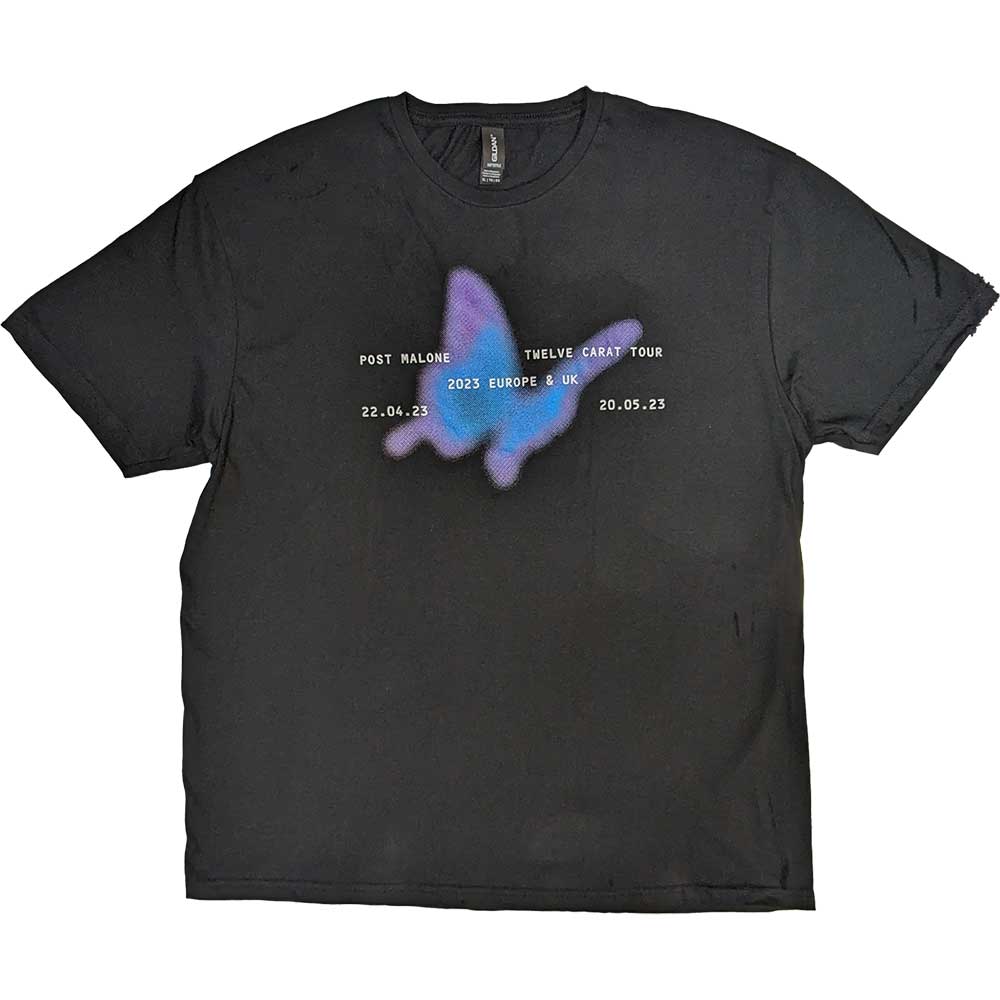 Post Malone Pink Butterfly 2023 Tour Mens T Shirt