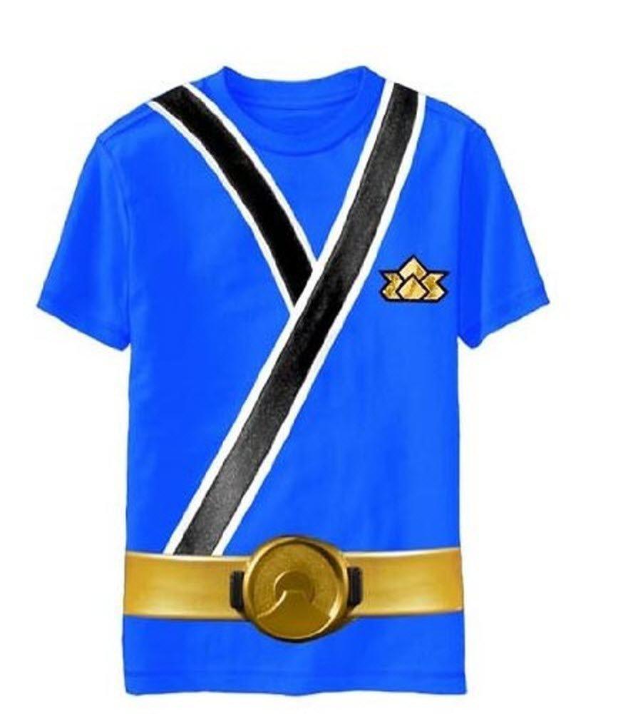 Power Rangers Blue Samurai Ranger Uniform Monster Toddler T Shirt