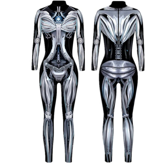 Sexy Slim Robot Costume