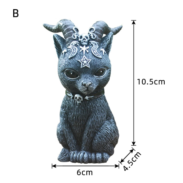 Desktop Decoration Evil Cat Sculpture