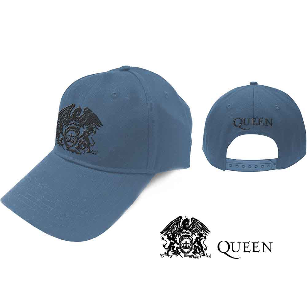 Queen Black Classic Crest Hat Blue