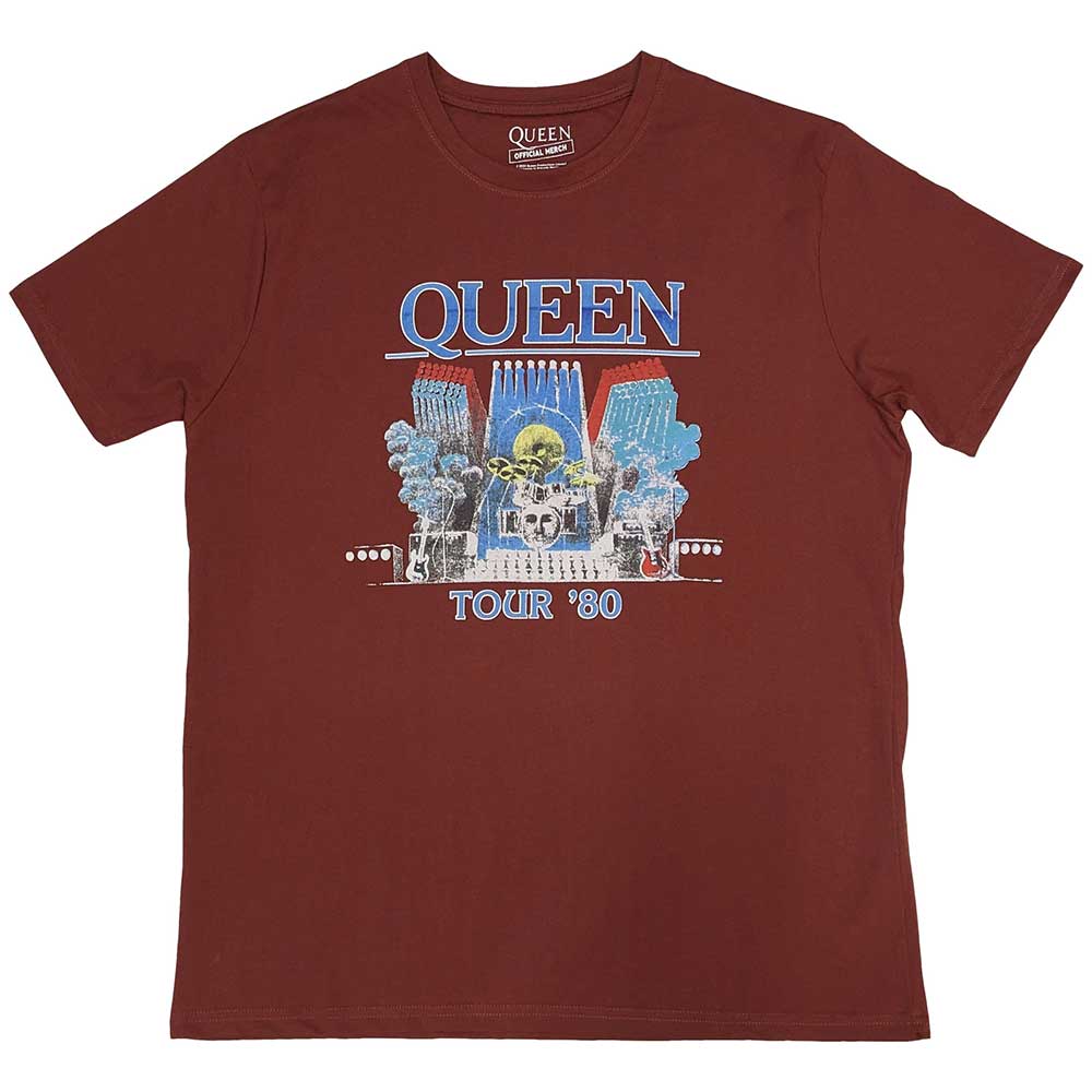 Queen Tour '80 Mens T Shirt