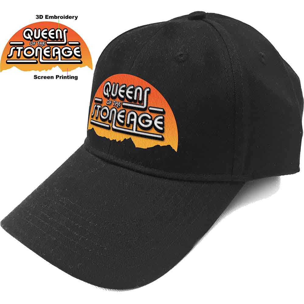 Queens Of The Stone Age Sunrise Logo Hat Black