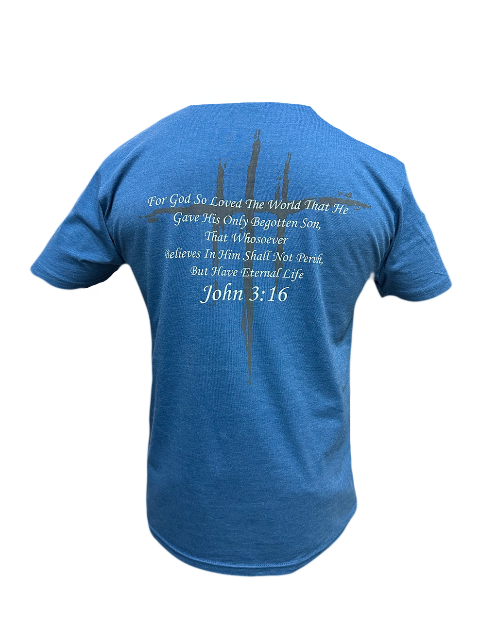 Hulk Hogan John 3:16 Mens T Shirt Blue
