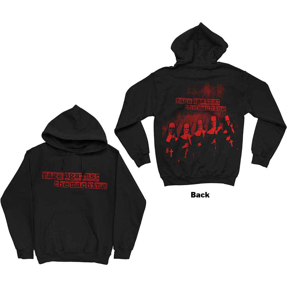 Rage Against The Machine Nuns Sweatshirt Hoodie Black