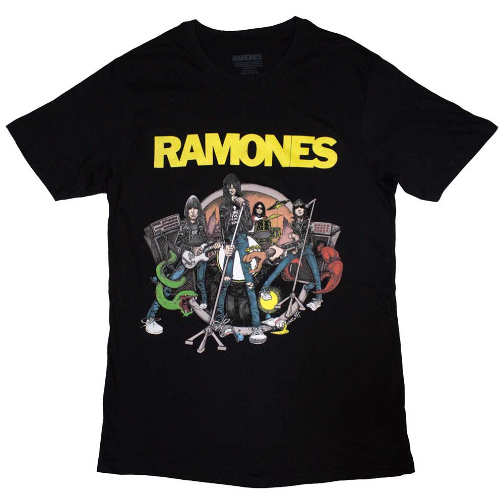 Ramones Cartoon Band Mens T Shirt