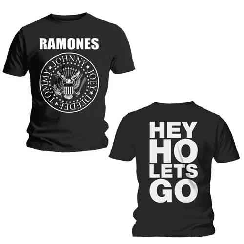 Ramones Hey Ho (Front & Back) Mens T Shirt