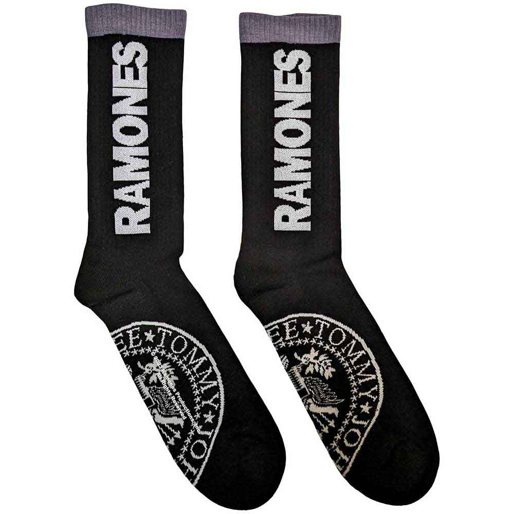 Ramones Presidential Seal Socks Black