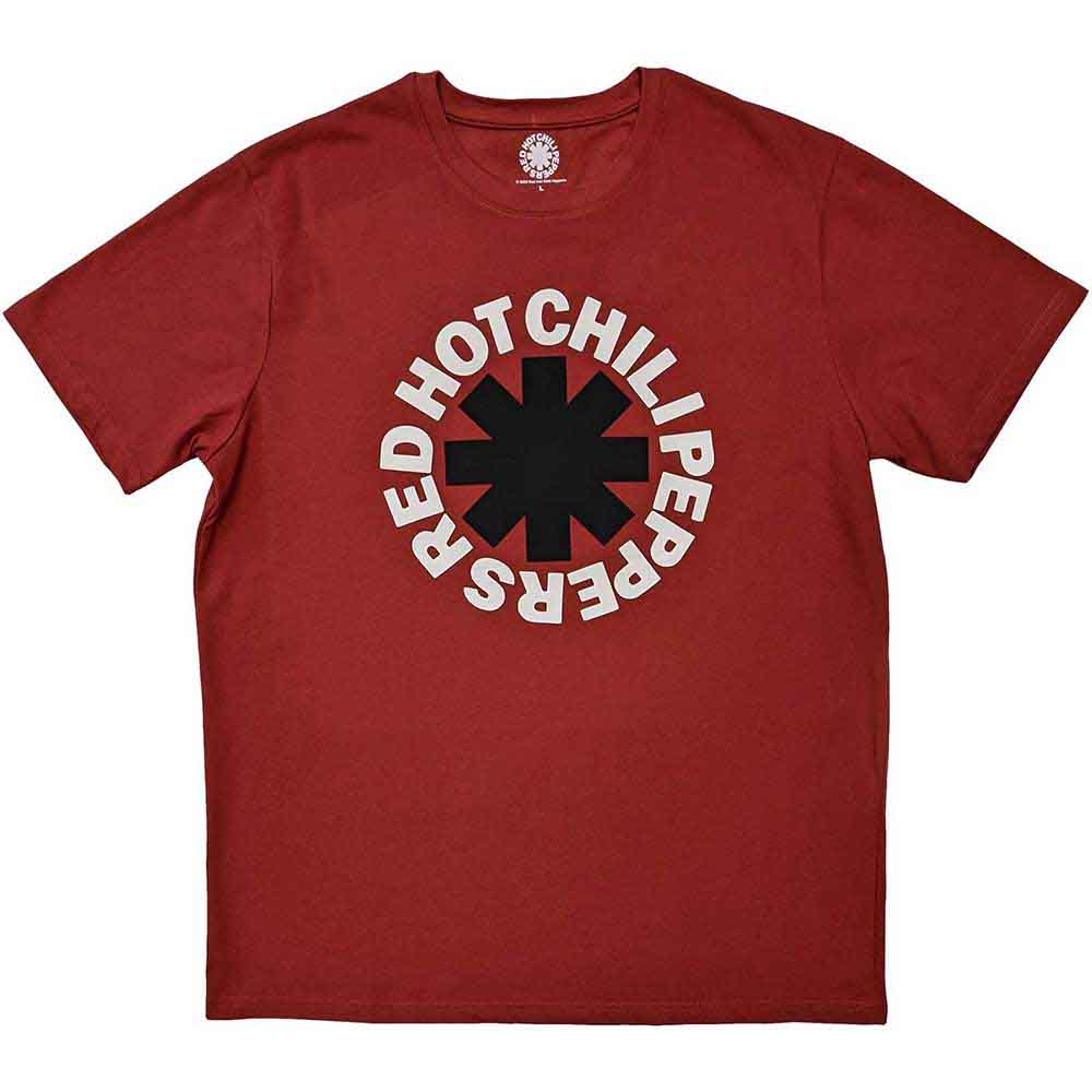 RED HOT CHILI PEPPERS Classic Asterisk Mens T Shirt Red